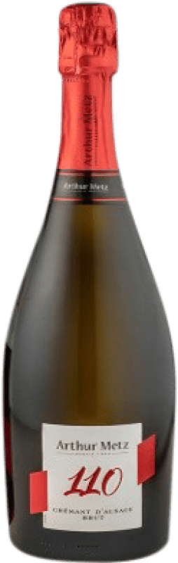 21,95 € Envio grátis | Vinho branco Maison Arthur Metz 110 Brut Reserva A.O.C. Crémant d'Alsace Alsácia França Garrafa 75 cl