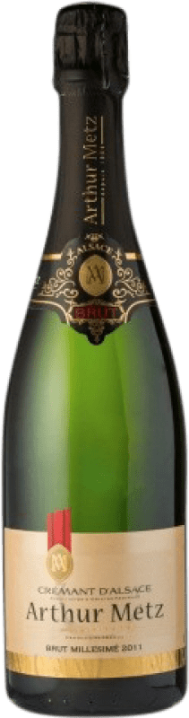 27,95 € Spedizione Gratuita | Vino bianco Maison Arthur Metz Millésimé Brut Riserva A.O.C. Crémant d'Alsace Alsazia Francia Bottiglia 75 cl