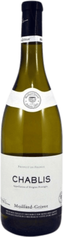 56,95 € Kostenloser Versand | Weißwein Moillard Grivot Crianza — Kurze Fassreifung A.O.C. Bourgogne Burgund Frankreich Magnumflasche 1,5 L