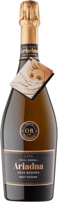 29,95 € Spedizione Gratuita | Vino bianco Oriol Rossell Ariadna Brut Nature Gran Riserva D.O. Cava Catalogna Spagna Bottiglia 75 cl