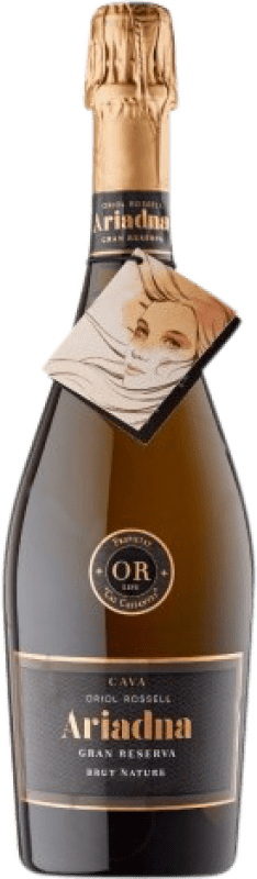 29,95 € Envio grátis | Vinho branco Oriol Rossell Ariadna Brut Nature Grande Reserva D.O. Cava Catalunha Espanha Garrafa 75 cl