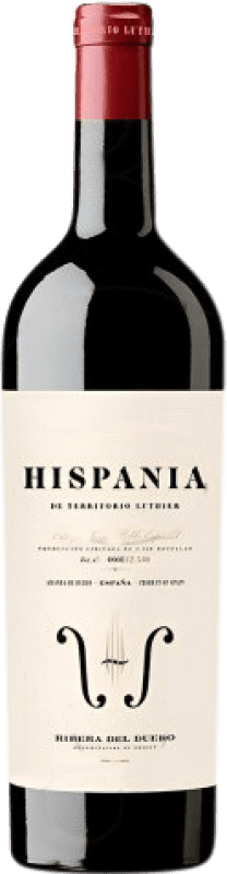 86,95 € Kostenloser Versand | Rotwein Territorio Luthier Hispania Crianza — Kurze Fassreifung D.O. Ribera del Duero Kastilien und León Spanien Tempranillo, Garnacha — Grenache, Albillo Magnum-Flasche 1,5 L