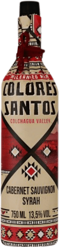 10,95 € Free Shipping | Red Wine Nuevo Mundo Colores Santos Cabernet Sauvignon Syrah Crianza — Aged I.G. Valle de Colchagua Chile Syrah — Shiraz, Cabernet Sauvignon Bottle 75 cl