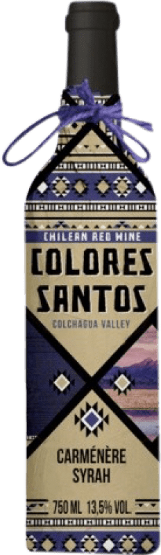 10,95 € Envoi gratuit | Vin Rouge Nuevo Mundo Colores Santos Carmenère Syrah Crianza I.G. Valle de Colchagua Chili Syrah, Carmenère 75 cl