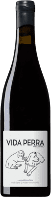 36,95 € Free Shipping | Red wine Nanclares Vida Perra D.O. Rías Baixas Galicia Spain Loureiro Bottle 75 cl