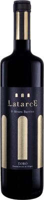 16,95 € Free Shipping | Red wine Castillo Latarce Nueve Meses 9 Barrica D.O. Toro Castilla y León Spain Tinta de Toro Bottle 75 cl