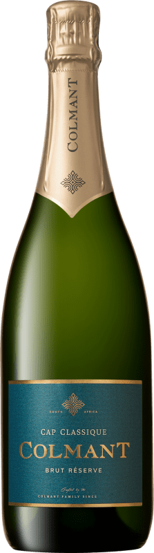 39,95 € Envoi gratuit | Vin Mousseux Blanc Colmant Cap Classique Brut Réserve Afrique du Sud Bouteille 75 cl