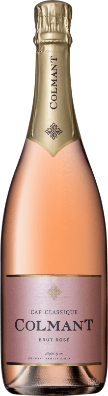 33,95 € 免费送货 | 玫瑰气泡酒 Colmant Cap Classique Rose 香槟 南非 瓶子 75 cl