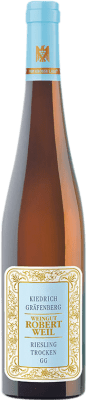 204,95 € Spedizione Gratuita | Vino Bianco Robert Weil Kiedrich Gräfenberg Trocken — Secco VDP Grosses Gewächs GG — Grand Cru Germania Riesling Bottiglia Magnum 1,5 L