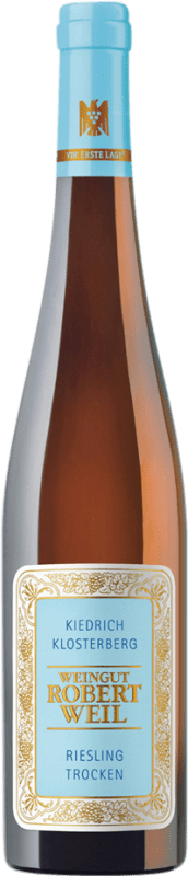 43,95 € 免费送货 | 白酒 Robert Weil Kiedrich Klostenberg Erte Lage 干 V.D.P. Erste Lage 德国 Riesling 瓶子 75 cl