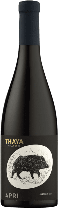 25,95 € Kostenloser Versand | Weißwein Thaya Apri I.G. Moravia Moravia Tschechische Republik Chardonnay 75 cl