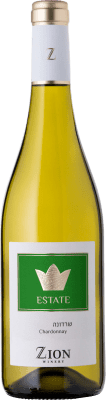 23,95 € Kostenloser Versand | Weißwein Zion Estate I.G. Galilee Israel Chardonnay Flasche 75 cl