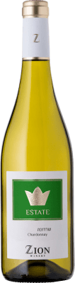 18,95 € Free Shipping | White Wine Zion Estate Wine I.G. Galilee Israel Chardonnay 75 cl