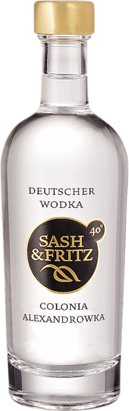 8,95 € Бесплатная доставка | Водка Sash & Fritz Германия Мини-бутылка 10 cl