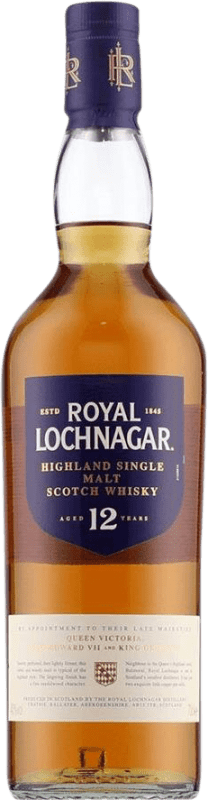 64,95 € Envio grátis | Whisky Single Malt Royal Lochnagar Highlands Reino Unido 12 Anos Garrafa 70 cl