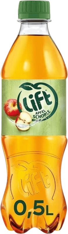 11,95 € Envio grátis | Caixa de 12 unidades Refrigerantes Lift Apfelschorle Alemanha Garrafa Medium 50 cl Apfel — Maçã