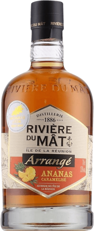 31,95 € Spedizione Gratuita | Rum Rivière Du Mat Arrangé Caramélisé Francia 70 cl Ananas