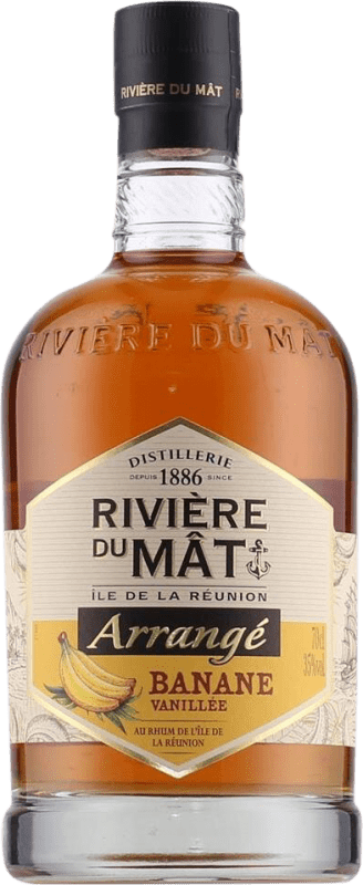31,95 € Envio grátis | Rum Rivière Du Mat Arrangé Vanillée França 70 cl Banana