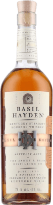 61,95 € 免费送货 | 波本威士忌 Basil Hayden. Kentucky Straight 肯塔基 美国 瓶子 70 cl