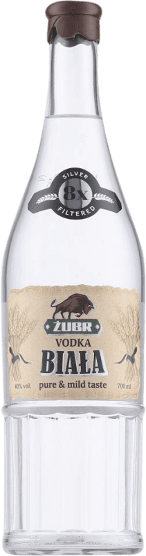 14,95 € Envio grátis | Vodca Zubr Biala Polônia Garrafa 70 cl