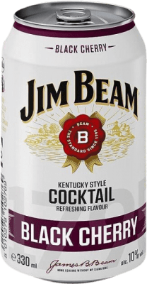 55,95 € 免费送货 | 盒装12个 调和剂 Mixer Jim Beam 美国 罐 33 cl Black Cherry — 黑樱桃