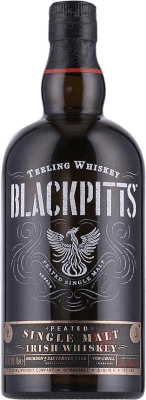 47,95 € 送料無料 | ウイスキーシングルモルト Teeling Blackpitts Irish アイルランド ボトル 70 cl