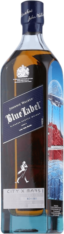 307,95 € 免费送货 | 威士忌混合 Johnnie Walker Blue Label Cities of the Future Mars Limited Edition 苏格兰 英国 瓶子 70 cl