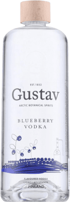 27,95 € Envio grátis | Vodka Gustav Finlândia 70 cl Blueberry — Mirtilos