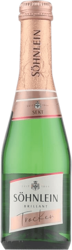 3,95 € Envio grátis | Espumante branco Söhnlein Brillant Brillant Seco Alemanha Garrafa Pequena 20 cl