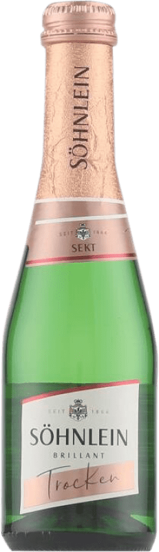 2,95 € 免费送货 | 白起泡酒 Söhnlein Brillant Brillant Trocken — 干型 德国 小瓶装 20 cl