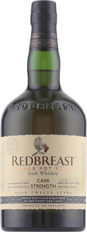 79,95 € Бесплатная доставка | Купажированный виски Redbreast Cask Strength Irish Ирландия 12 Лет бутылка 70 cl