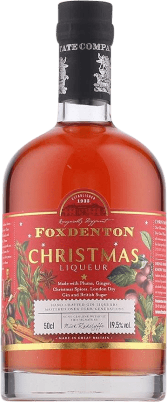 23,95 € Spedizione Gratuita | Gin Foxdenton Christmas Gin Regno Unito Bottiglia Medium 50 cl