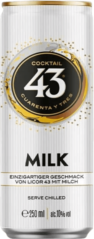 5,95 € Free Shipping | Mixer Licor 43 PreMix Cocktail Spain Small Bottle 25 cl Milk