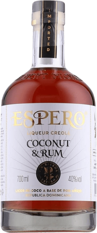 36,95 € 免费送货 | 朗姆酒 Espero Creole Coconut & Rum 英国 瓶子 70 cl