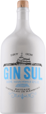 437,95 € Envío gratis | Ginebra Gin Sul Alemania Botella Especial 3 L