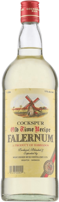 18,95 € 免费送货 | 朗姆酒 Cockspur Falernum Old Time Recipe 巴巴多斯 瓶子 1 L