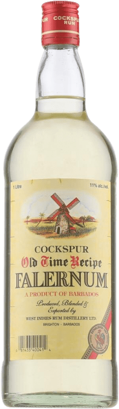 18,95 € Spedizione Gratuita | Rum Cockspur Falernum Old Time Recipe Barbados Bottiglia 1 L