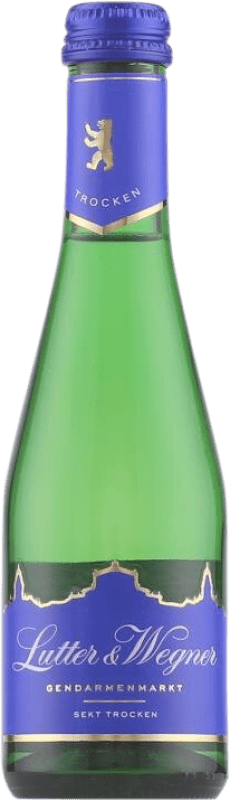 3,95 € 免费送货 | 白起泡酒 Lutter & Wegner Gendarmenmarkt Sekt 干 德国 小瓶 20 cl