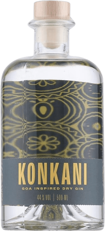34,95 € Kostenloser Versand | Genever Gin Konkani Goa Inspired Deutschland Medium-Flasche 50 cl
