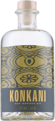 34,95 € Spedizione Gratuita | Genever Gin Konkani Goa Inspired Germania Bottiglia Medium 50 cl