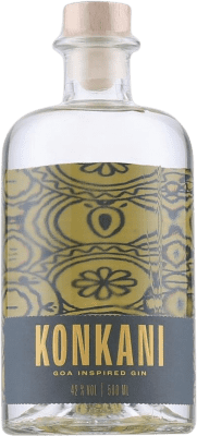 36,95 € Free Shipping | Gin Konkani Goa Inspired Gin Germany Medium Bottle 50 cl