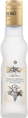 14,95 € Envio grátis | Anis Tekirdag Gold Series Raki Turquia Garrafa Pequena 20 cl