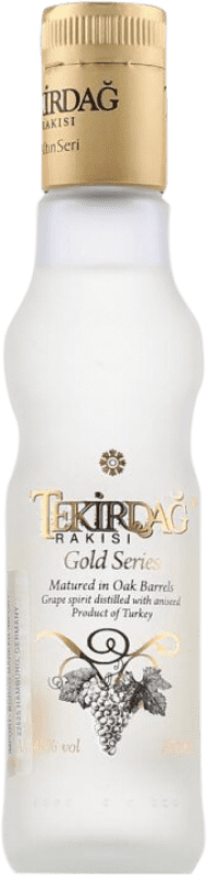 16,95 € 免费送货 | 拉基酒 Tekirdag Rakisi Series Gold — 金色版 土耳其 小瓶装 20 cl Anís — 茴香