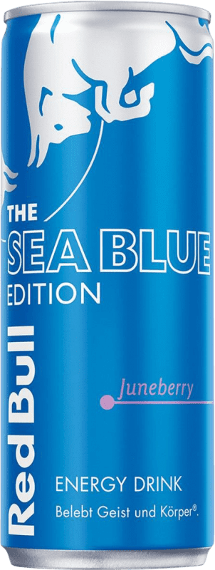 2,95 € 送料無料 | 飲み物とミキサー Red Bull Energy Drink Juneberry Sea Blue Edition オーストリア アルミ缶 25 cl