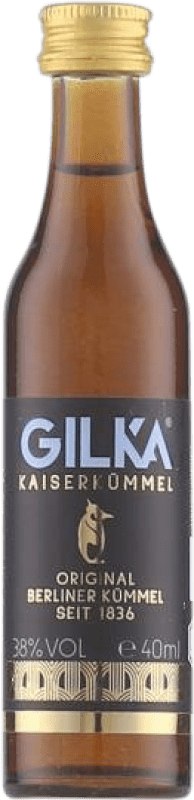 3,95 € Free Shipping | Spirits Gilka Kaiserkümmel Bio Germany Miniature Bottle 4 cl