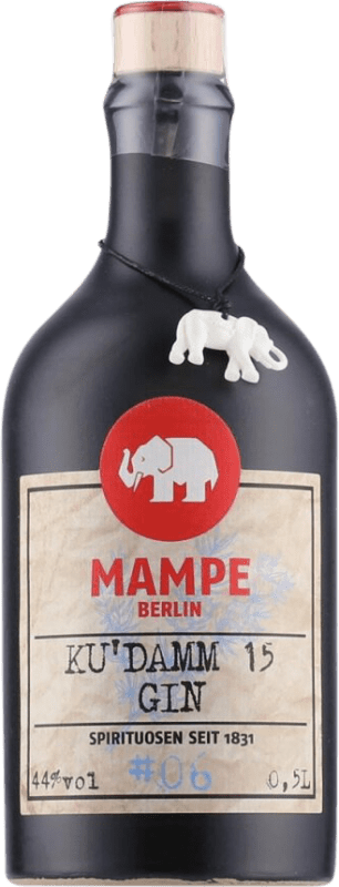 43,95 € Kostenloser Versand | Genever Gin Mampe Berlin Ku'Damm 15 Deutschland Medium-Flasche 50 cl