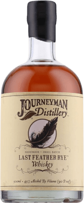 61,95 € Kostenloser Versand | Whiskey Blended Journeyman Last Feather Rye Vereinigte Staaten Medium Flasche 50 cl