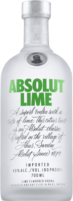 19,95 € Free Shipping | Vodka Absolut Sweden 70 cl Lime