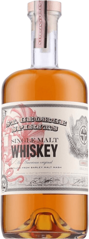 154,95 € Free Shipping | Whisky Single Malt St. George Lot 21 United States Bottle 70 cl