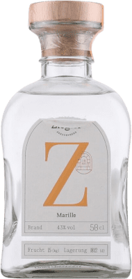 132,95 € Envio grátis | Aguardente Orujo Ziegler Marille Alemanha Garrafa Medium 50 cl